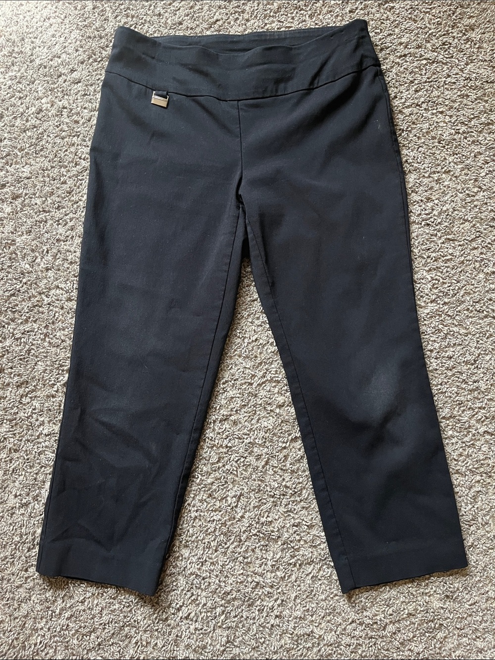 Alfani Black Cropped Pants